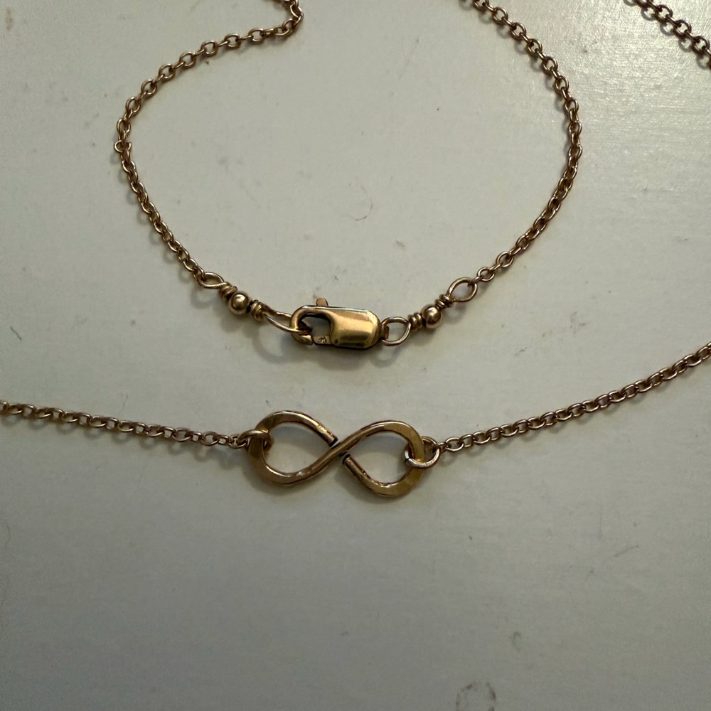 Gold Infinity Necklace